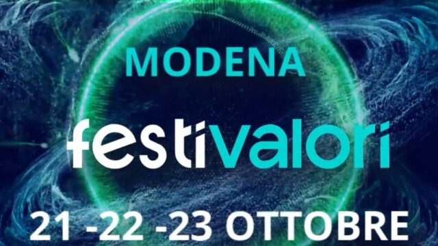grafica FestiValori 2022, 21-23 ottobre a Modena