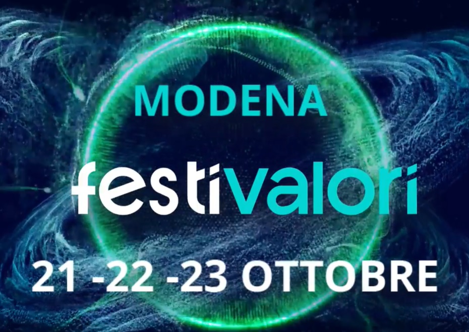 grafica FestiValori 2022, 21-23 ottobre a Modena