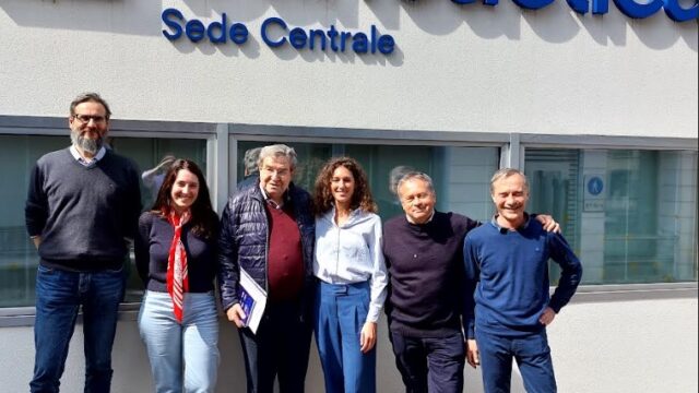 Bepi Tonello, presidente del Banco Codesarrollo, con Cresud e l'ufficio Sviluppo internazionale di Banca Etica a Padova