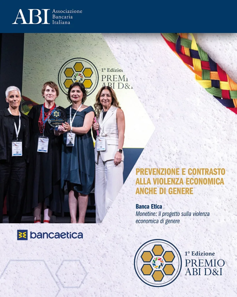 premio ABI Diversità e Inclusione 2026 al progetto Moneetine del Gruppo Banca Etica - Roma, 18-6-2026